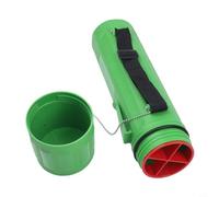 Tubo de almacenamiento de varilla de soldadura para electrodos de MMA, contenedor de plástico de 4,5 kg de capacidad con clip de transporte, funda de soporte a prueba de humedad de hasta 350 mm de