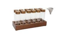 Tubo De Almacenamiento For Granos De Café Alikisscafe, Contenedor, Exhibidor, Válvula De Escape De Té Monodosis, Herramienta De Barista, Accesorio For Espresso, Utensilios De Café(Set Of 12 Holes 17g)