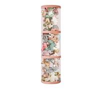 Tubo De Almacenamiento Para Animales De Peluche: PET De 10,63 X 39,37 Pulgadas, Torre Transparente De 3 Capas | Prevención Del Polvo De Muñecos De Peluche, Exhibición De Juguetes Grande, Organización