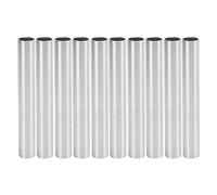 Tubo de aluminio de 10 piezas, 14 mm de diámetro exterior, 12 mm de diámetro interior, 100 mm de longitud, tubería recta sin costura, herramientas de soporte de robot de tubería recta redonda