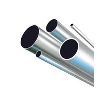 Tubo de aluminio de 8 mm ~ 30 mm de diámetro, tubo de aluminio redondo de aleación hueca 6061 Pol al por mayor (24 cm 1 pieza, OD 16 x ID 12 mm)