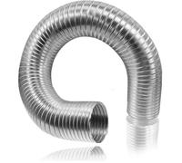 Tubo de aluminio flexible 1 m 3 m 5 m Tubo flexible ø 80 100 125 150 200 Tubo de aluminio Manguera Manguera flexible Manguera flexible de aluminio, aluminio, 80 mm