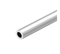 Tubo de aluminio hueco Tubo de aluminio for manualidades, longitud 490 mm 6061, tubo recto redondo sin costura, metal CNC 2 piezas(18 x 12mm)