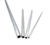 Tubo De Aluminio Tubo de aluminio 2 mm espesor, 6-70 diámetro exterior, recto, 300, 500 largo, redondo, 6063, tubo aleación para Industriales(500mm,OD 50 x ID 46mm)