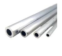 Tubo De Aluminio Tubo de aluminio 3 mm espesor, 10-60 diámetro exterior, recto, redondo, 300, 500 largo, tubo aleación 6063 para Industriales(300mm,OD 50 x ID 44mm)