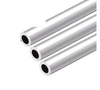 Tubo De Aluminio Tubo de aluminio 4 mm espesor, 12-52 diámetro exterior, recto, 300, 500 largo, redondo, 6063, tubo aleación para Industriales(500mm,OD 50 x ID 42mm)