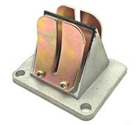 Tubo de aspiración para válvula Reed DT125 RS125 para motocicleta de aleación de zinc de aluminio para bloque de válvula Reed 9 cm ligero para montaje de membrana de caña DT125 RS125 Optimización para