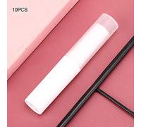 Tubo de bálsamo Labial vacío Contenedor de Brillo Labial Accesorio para Hacer lápiz Labial DIY 10 Piezas Material PP Colorido Uso Personal Profesional Púrpura Rosa Beige Blanco (09# Tubo de lápiz