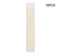 Tubo de bálsamo Labial vacío Contenedor de Brillo Labial Accesorio para Hacer lápiz Labial DIY 10 Piezas Material PP Colorido Uso Personal Profesional Púrpura Rosa Beige Blanco (08# Tubo de lápiz