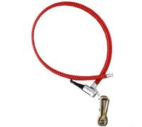 Tubo de bomba de aire estándar del Reino Unido con boquilla y clip para inflación de bicicleta, motocicleta, 60 cm de longitud, diseñado para bomba de suelo de 125 x 55 pulgadas