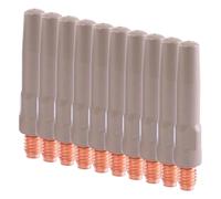 Tubo de boquilla de soldadura, boquillas de soldadura, soplete de soldadura, boquilla de antorcha duradera con revestimiento antiadherente antiescoria, boquilla de cobre Mig Mag para protección de