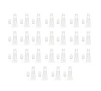 Tubo de Brillo Labial Recargable Transparente y Suave, 25 Unidades de contenedores cosméticos vacíos de 5 ml, Ideal para Viaje, champú, loción Corporal y Productos cosméticos