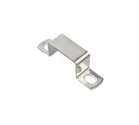 Tubo de caballo acero inoxidable 304, hebilla Clip, aro garganta, tarjeta Ohm, en forma M, rectángulo cuadrado grueso, U(95 x 45 (1Pcs))