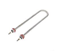 Tubo de calefacción de acero inoxidable en forma de U compatible con conexiones eléctricas estándar Eficiente para transferencia de calor rápida para procesamiento industrial de alimentos (220 V 2 KW)
