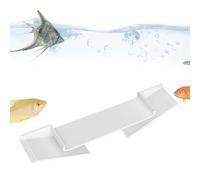 Tubo de camarón para acuario, refugio para reptiles, marco triangular para aseo de mascotas, estilo subterráneo con agujeros curvos, función de decoración de agua, accesorios de terrario familiar para