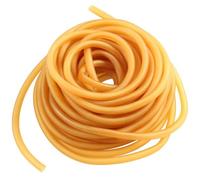 Tubo de caucho de látex natural Tubo de caucho de 13x21 mm Látex de alta elasticidad para suministros de laboratorio de estiramiento de ejercicios (amarillo), natural