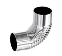 Tubo De Chimenea - Codo De 90 Grados De Acero Inoxidable Para Ventilación | Conducto De Ventilación Para Estufa | para Acampar Exterior Jardín Patio Chimenea BBQ Picnic