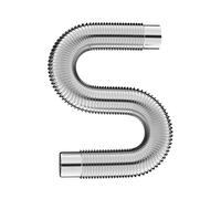 Tubo de chimenea de acero inoxidable for estufa de leña, tubo extensible for estufa de camping, accesorios de escape flexibles, varios tamaños(1m-10cm)