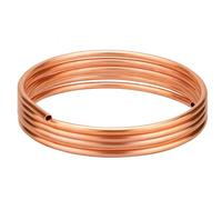 Tubo de cobre Ø10 en rollo de 5 metros | Ideal para instalaciones de fontanería, calefacción y gas | Flexible, resistente y fácil de manejar | Alta durabilidad | QUICK PLOMBERIE