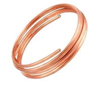 Tubo de Cobre Bobina de tubo cobre, 1 unidad, duradera, metro, suave, T2, for aire acondicionado, refrigeración(2x1mm)