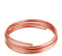 Tubo de Cobre Bobina de tubo cobre blando puro, diámetro interior 1 a 10 mm, exterior 2 a 12, longitud metro, for aire acondicionado, refrigeración y manualidades(2x1mm)