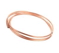 Tubo de cobre en espiral flexible, Bobina de tubo de cobre for tubo de drenaje de aire acondicionado, refrigeración de varios tamaños(2M*12.7MM*0.8MM)