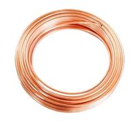 Tubo de cobre en espiral flexible, Tamaños múltiples de la tubería capilar de la refrigeración del tubo de cobre del T2 de la bobina del tubo(3METERS*8MM*1MM)