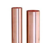 Tubo de cobre micro, diámetro exteri0r de 1 mm a 10 mm, longitud de 500 mm, pared delgada, capilar hueco, tubo de cobre de pared delgada, recto y duro, 2 piezas(3x0.75mm)