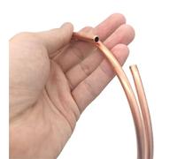 tubo de cobre, Tubo de cobre T2 rojo 5 metros for aire acondicionado, refrigeración y tuberías capilares(2 x 1mm)