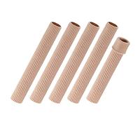 Tubo de cojín para los dedos, mangas protectoras para los dedos de Gel suave, vendaje para aliviar el dolor, 15cm, 5 uds.