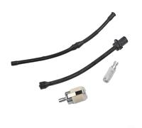Tubo de combustible y tubo de aceite para motosierra china de 52 cc y 58 cc, paquete de 2 unidades incluye línea de combustible y manguera de lubricación, adecuado para modelos 4500, 5200 y 5800