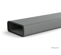 Tubo De Conducto Plano De Acero STEEL SF-VRO Flex 150 Aluminio L 1000 mm