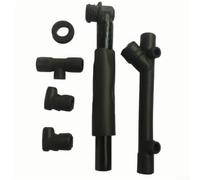 Tubo de conexión de ventilación del cárter para Mercedes Benz W124 W201 W202 W463, pieza de repuesto 6030160081 6010160481, junta de plástico negro, fácil montaje, estable y fiable