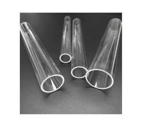 Tubo de Cuarzo Transparente para Visor Calefactor 100mm 1 Unidad | Transmisión de Luz 93%, Aislamiento Alta Temperatura, Uso en Horno de Laboratorio, Visibilidad Clara(OD30mm x T4mm)