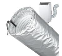 Tubo de cubierta aislante - Protector móvil antiestático flexible | Accesorios de aire acondicionado, apartamento, coche, uso comercial, espacio, exterior