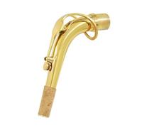 Tubo De Cuello Doblado Para Saxofón Alto, Boquilla Plana Para Instrumento De Viento De Latón, Conectada A Boquilla De 245mm De Diámetro