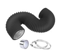 Tubo de desagüe de secadora Conducto de PVC y lámina de aluminio | Tubo de escape acondicionador de aire para ventilación, aspiradores, electrodomésticos, lavadora, c