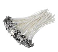 tubo de desagüe del fregadero 100 Uds Mechas De Velas Algodón Cera Sin Humo Núcleo Puro Preencerado DIY Suministros For Fiestas 10cm
