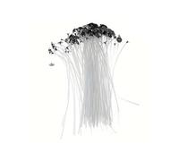 tubo de desagüe del fregadero 100 Uds. Mechas Y Soporte Vela Original Sin Humo Núcleo De Cera Soja Lámpara Queroseno Algodón Tejido Línea(15cm)