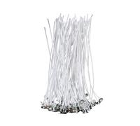 tubo de desagüe del fregadero Mecha De Vela Con Base Clip, Soporte Algodón Núcleo Artesanal Sin Humo, Parafina Hecha A Mano Madera 100 Uds(H 20cm 100pcs)