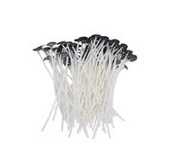 tubo de desagüe del fregadero Mecha De Vela Hilo Algodón Encerado Varios Tamaños, 100 Unids/set Por Juego, Sin Humo Y Soporte, Accesorios, For Mechas(6cm)