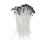 tubo de desagüe del fregadero Mecha De Vela Hilo Algodón Encerado Varios Tamaños, 100 Unids/set Por Juego, Sin Humo Y Soporte, Accesorios, For Mechas(12cm)