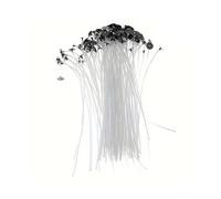 tubo de desagüe del fregadero Mechas For Velas De Algodón Encerado, 100 Uds., Con Soporte, Mecha Sin Humo Original For Manualidades, Suministros(20cm)