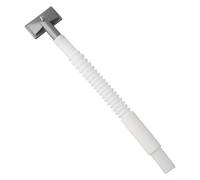 Tubo de desbordamiento de accesorio de drenaje para fregadero construido con accesorios de extremo de acero inoxidable SUS304 y cuerpo de manguera de polímero reforzado para mayor durabilidad