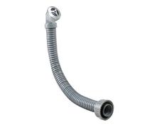 Tubo de desbordamiento para lavabos de 460 mm diseñado con junta rectangular para una gestión eficaz del drenaje