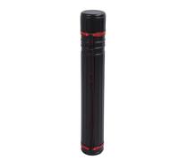 Tubo de Dibujo Redondo, Contenedor de Almacenamiento Negro Extensible para Carteles y Obras de Arte, PVC de 10,5 Cm de Diámetro, Longitud Ajustable hasta 108 Cm