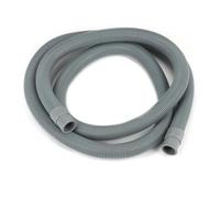 Tubo de doble cabeza de desagü, Kit de extensión de manguera de drenaje de residuos de lavadora de plástico universal de 2 m y abrazaderas de manguera for drenaje de agua.