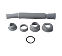 Tubo de drenaje ABS para fregadero de cocina diseñado para un ajuste ampliable, 32 mm, 45 mm, 56 mm, interfaces roscadas compatibles con accesorios de drenaje estándar
