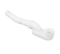 Tubo de Drenaje de Ducha para Bañera, Kit de Drenaje de Bañera con Trampa P Plana Flexible de Perfil bajo, Accesorios para Bañera con Trampa de PVC 1 1/2 P, Manguera de Drenaje