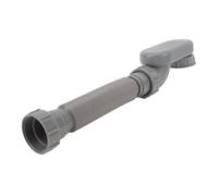 Tubo de Drenaje de Ducha para Bañera, Tubo de Drenaje de Ducha Flexible para Bañera, Kit de Trampa de 1 1/2 P, Trampa Plana P, Drenaje de Bañera para Bañeras de Baño,Gris,1 Paquete